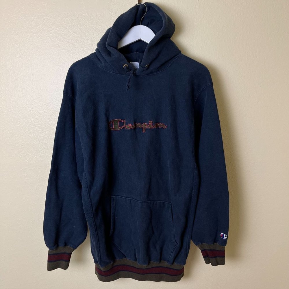 Vintage Champion Reverse Weave Hoodie Size XXL